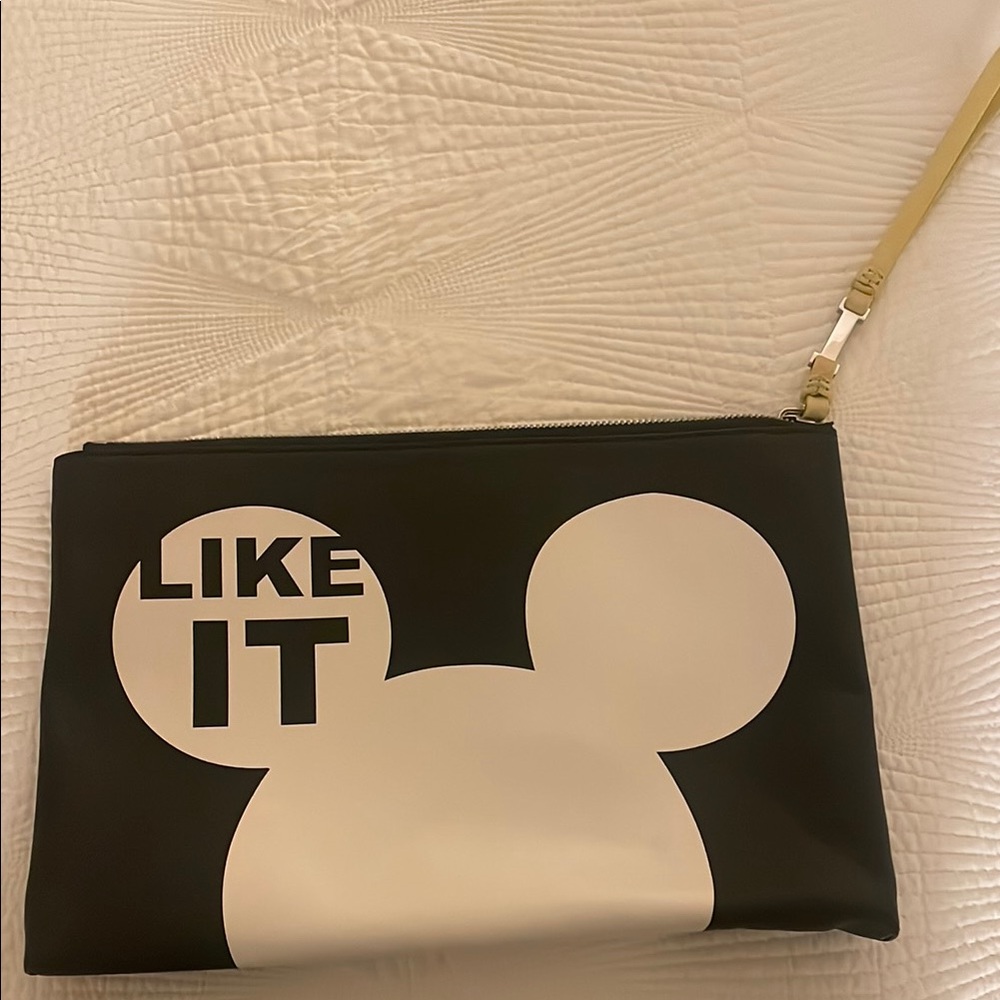 Black and White Mickey Mouse laptop pouch